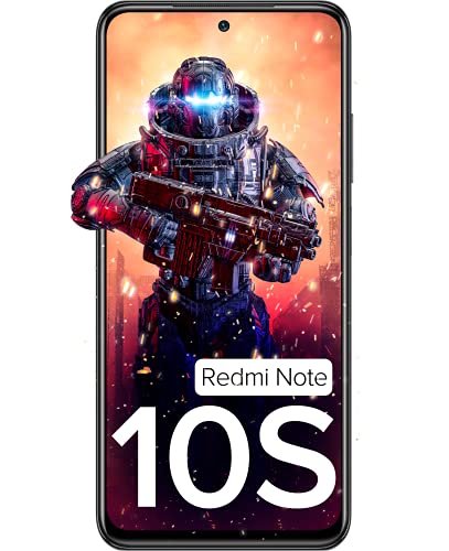 Redmi Note 10S (Shadow Black, 6GB RAM, 64GB Storage) - Super Amoled Display | 64 MP Quad Camera