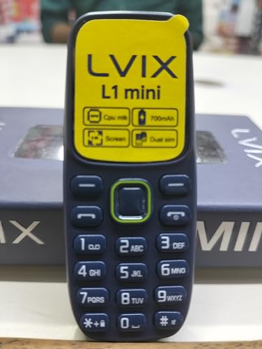 SHIVANSH Lvix L1 World Smallest Mini Mobile Phone Dual SIM Full MULTEMEDIA