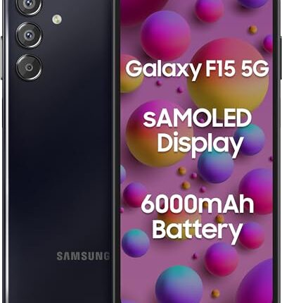 Samsung Galaxy F15 5G (Ash Black, 6GB RAM, 128 GB Storage)