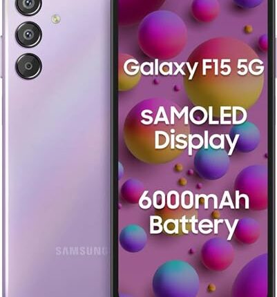 Samsung Galaxy F15 5G (Groovy Violet, 4GB RAM, 128 GB Storage)