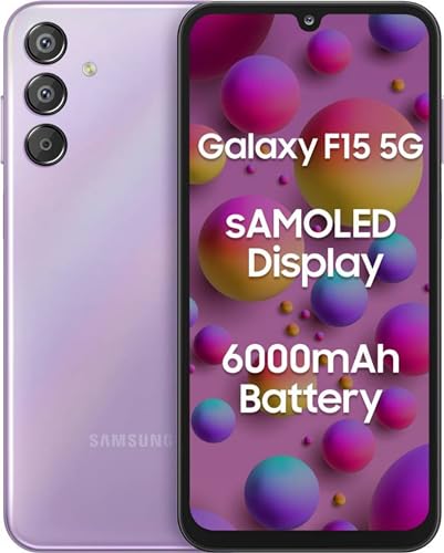 Samsung Galaxy F15 5G (Groovy Violet, 4GB RAM, 128 GB Storage)