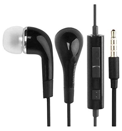 Samsung Original EHS64 Wired in Ear Earphones with Mic, Black