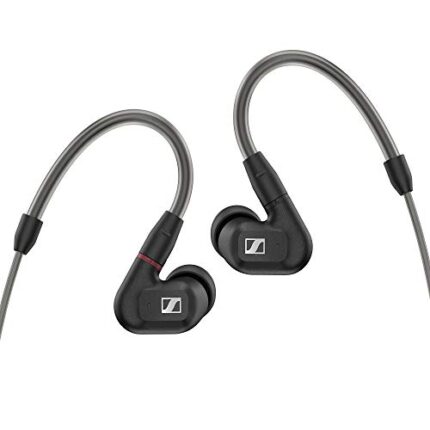 Sennheiser IE 300 in-Ear Hi-Res Audiophile Headphones - Sound Isolating with XWB Transducers for Balanced Sound, Detachable Cable with Flexible Ear Hooks, 2-Year Warranty (Black)