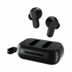 Skullcandy Dime True Wireless in-Ear Bluetooth Earbuds Compatible with iPhone and Android/Charging Case and Microphone/Great for Gym, Sports, and Gaming, IPX4 Water Dust Resistant - Black