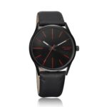 Sonata Poze Quartz Analog Black Dial PU Leather Strap Watch for Men-SP70013NL01W