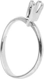 Spring Type Ring Stone Gemstone, Solitaire, Diamond Holder Display Jewelry Tool for Jewellers/boutiques- Silver