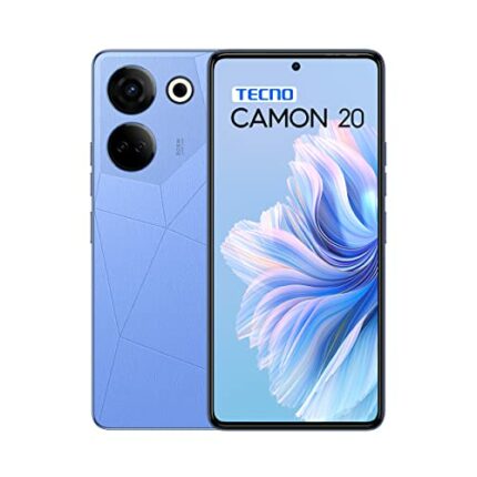 TECNO Camon 20 (Serenity Blue, 8GB RAM,256GB Storage)|16GB Expandable RAM | 64MP RGBW Rear Camera|6.67 FHD+ Big AMOLED with in-Display Fingerprint Sensor