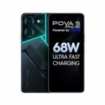 TECNO Pova 5 Pro 5G (Dark Illusion, 8GB RAM,128GB Storage)| Segment 1st 68W Ultra Fast Charging | 50MP AI Dual Camera | India's 1st Multi-Colored Backlit ARC Interface | 6.78”FHD+ Dot-in Display