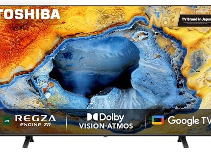 TOSHIBA 126 cm (50 inches) C350NP Series 4K Ultra HD Smart LED Google TV (Black) | REGZA Engine ZR | Dolby Vision Atoms | Color Re-Master | AI Super 4K Upscaling