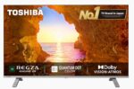 Toshiba 108 cm (43 inches) 4K Ultra HD Smart QLED TV 43C450ME (Silver)