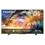 Toshiba 139 cm (55 inches) 4K Ultra HD Smart QLED Google TV 55M550LP (Black)