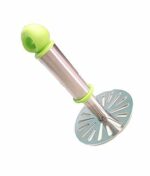 Tosmy Stainless Steel Potato Vegetable Pav Bhaji Masher, Multicolour