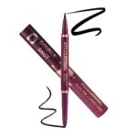 Typsy Beauty Double Shot Kajal + Eyeliner Pen I 100% Opaque | | 48hr Wear | Intense Black I Double-Sided I Dual Liner I Fine Precision Tip I Waterproof & Smudge Proof I 0.65g