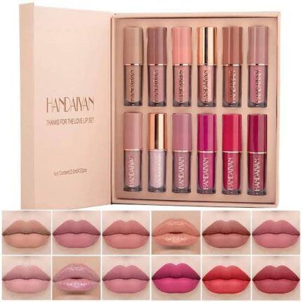 URBANMAC Liquide matte Lipstick 12Pcs Set waterproof long lasting