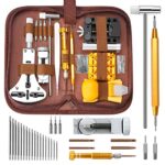 Universal Buyer Watch Repair Tools Kits, Kingsdun Upgraded Version 149pcs Watches Battery Replacement Watchband Link Remover Spring Bar Tool Kit with Carrying Case and Instruction Manual