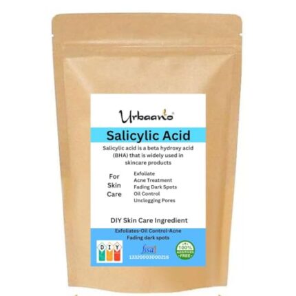 Urbaano Herbal® Salicylic Acid Powder for Making Beauty Cream, Facewash, Cleanser, Lotions, Gel, Body Wash (DIY Ingredient)