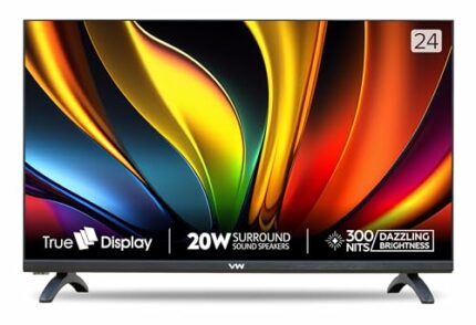 VW 60 cm (24 inches) Premium Series HD Ready LED TV VW24A (Black)