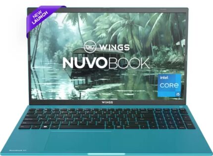 Wings Nuvobook V1 Aluminium Alloy Metal Body Core i5 11th Gen 1155G7 - (8 GB/512 GB SSD/Windows 11 Home) WL-Nuvobook V1-GRN Thin and Light Laptop (15.6 Inch, Green, 1.60 Kg)