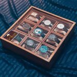 Wooden Twist Wooden Watch Box with 9 Compartments