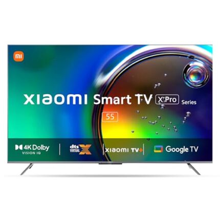 Xiaomi 138 cm (55 inches) X Pro 4K Dolby Vision IQ Series Smart Google TV L55M8-5XIN (Black)