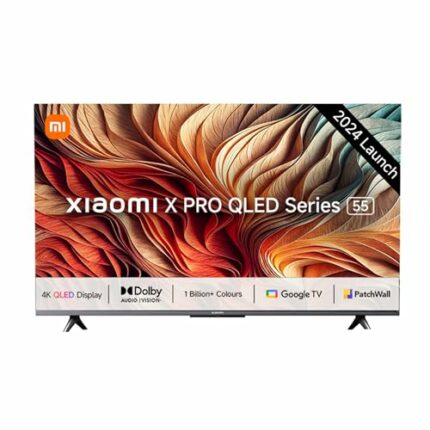 Xiaomi 138 cm (55 inches) X Pro QLED Series Smart Google TV L55MA-SIN (Black)