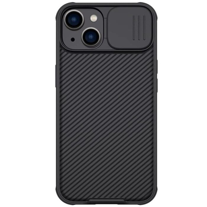 Y5 Case Cover for Apple iPhone 14 (6.1" Inch) CamShield Pro Camera Slider Double Layered Protection TPU + PC Black Color