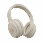 ZEBRONICS New Launch Aeon Wireless Over Ear Headphone with 110H Battery Backup, Supports Bluetooth & Aux, Gaming Mode, Enc, Dual Pairing, Rapid Charging (Beige)