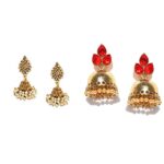 Zaveri Pearls Antique Gold Tone Traditional Jhumki Earring For Women-ZPFK7450