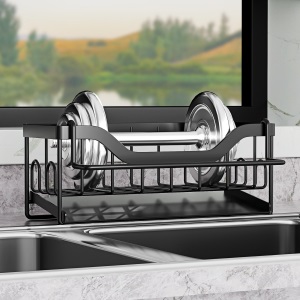 kitchen sink organizer rack