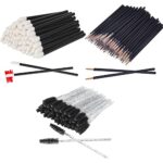 ayushicreationa 50pcs Applicator Wand Set Eyelash Mascara Brush Eyeliner Brush Lip Wand Brushes Makeup Beauty Tool Kit 20 Mascara Brush, 20 Lipstick Applicator Lip Wand,10 Eyeliner Brushes