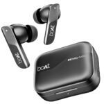 boAt Airdopes 800 True Wireless in Ear Ear Buds w/Dolby Audio, Adaptive EQ by Mimi, 40 Hours Playback, 4 Mics w/AI-ENx™, in-Ear Detection & Hearables App Support(Interstellar Black)