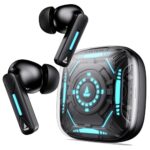 boAt Newly Launched Immortal Airspeed Pro Truly Wireless in- Ear Earbuds w/ 32dB ANC, Beast™ Mode with 40ms Latency, 40hrs Playback, 4 Mics with ENx™, Premium ID w/LEDs & ASAP™ Charge(Black Sabre)