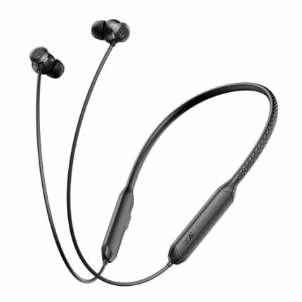 boAt Newly Launched Rockerz 255 Z Plus Bluetooth in-Ear Neckband w/AI-ENx™ Tech, Spatial Audio, 50hrs Playback, Magnetic Power Buds, Dual Pairing, Google Fast Pair, Hearables App(Classic Black)