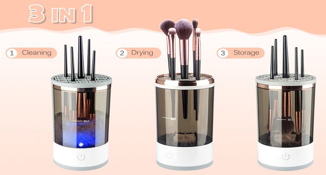 Electric Makeup Brush Cleaner