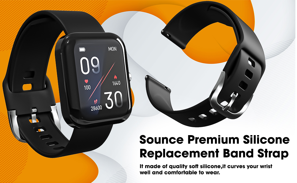 Sounce Premium Silicone Replacement Band Strap