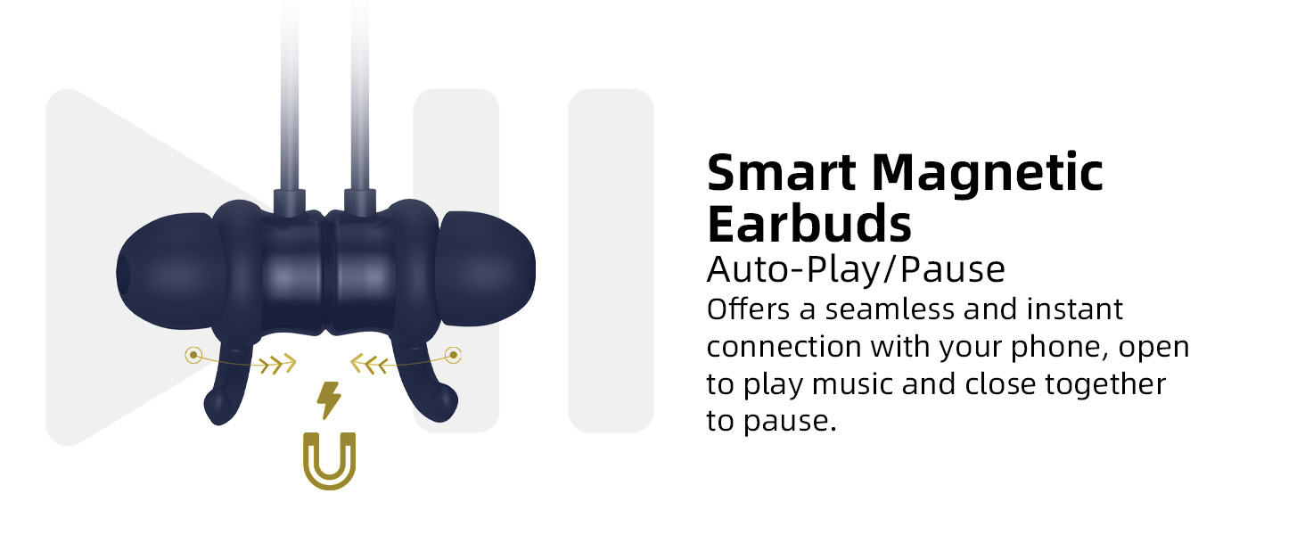 smart magnetic earbuds