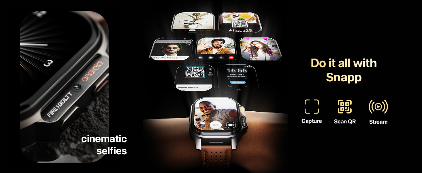 Fire-Boltt Snapp 4g Smartwatch