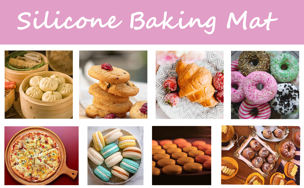 Macaron/Bake Pans Rolling Pastry/Bread Making Mat