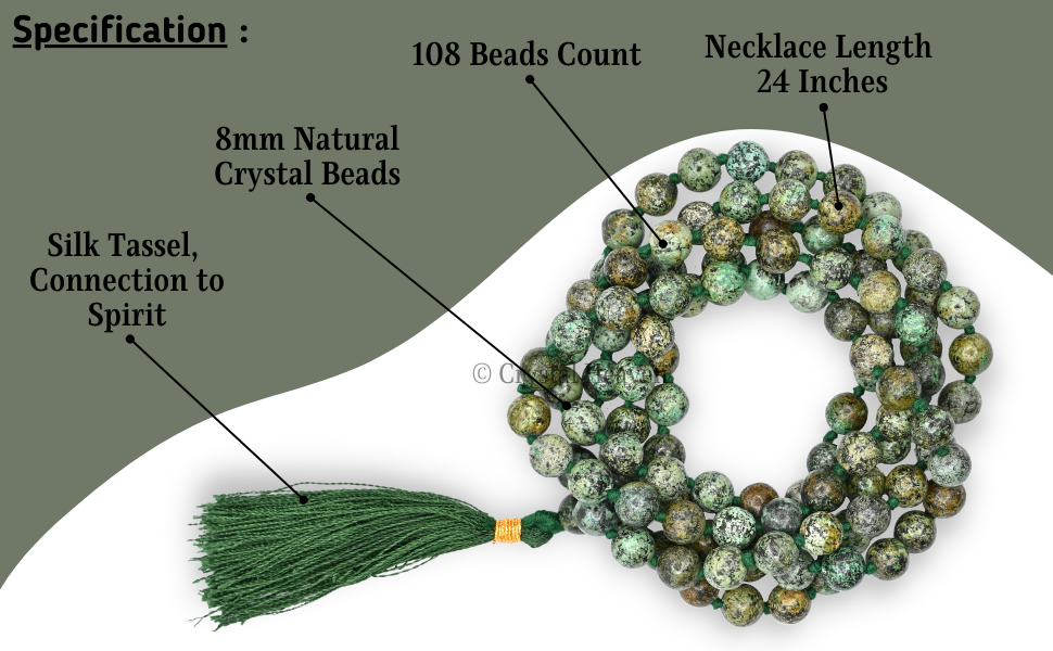 108 Mala Beads Necklace Yoga Meditation Beads Necklace