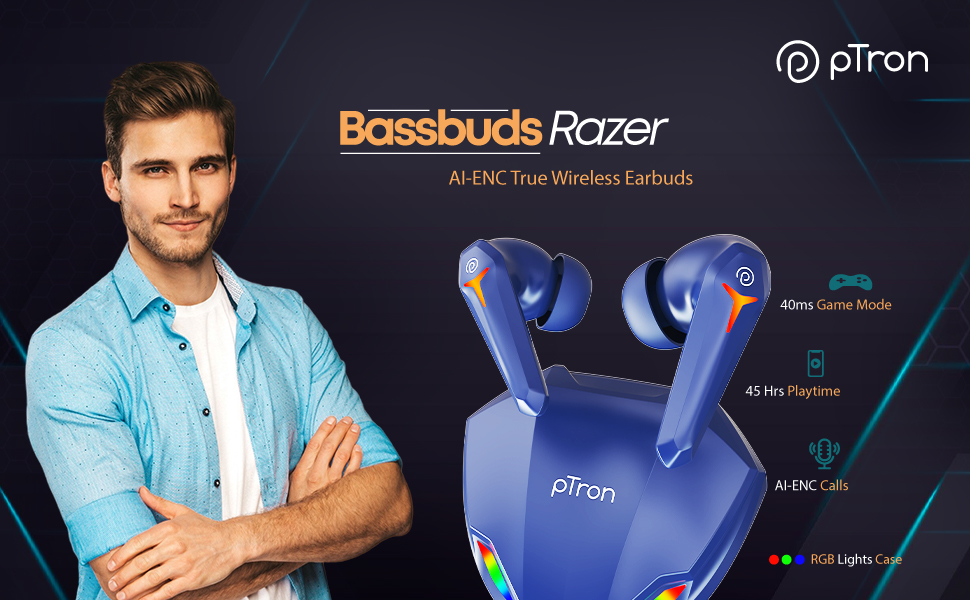 ptron bassbuds razer tws