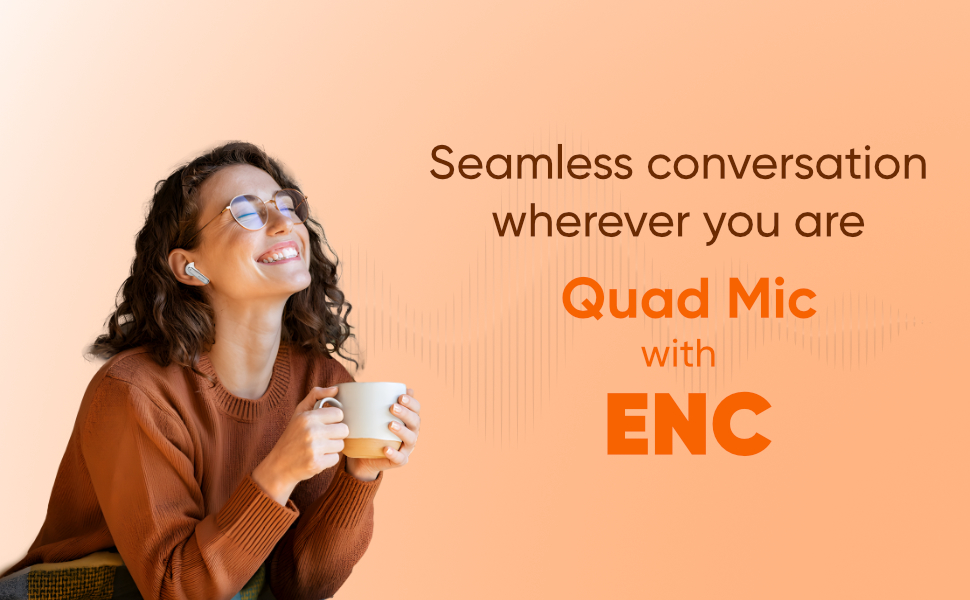 Quad mic with ENC 