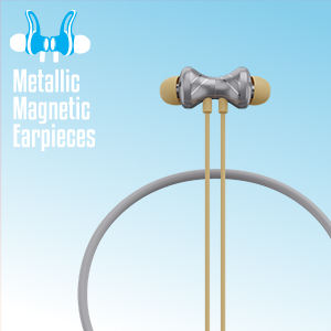 Metallic Magnetic Earpieces