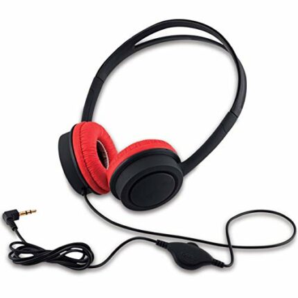 iBall Star Wired Over The Ear Headphone without Mic (Black and Red)