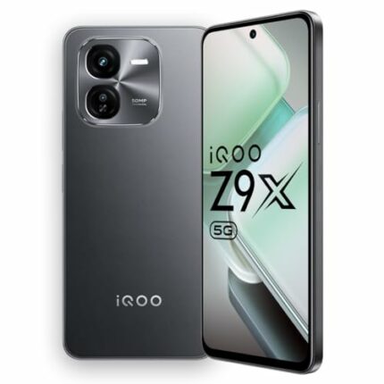 iQOO Z9x 5G (Storm Grey, 6GB RAM, 128GB Storage) | Snapdragon 6 Gen 1 with 560k+ AnTuTu Score | 6000mAh Battery with 7.99mm Slim Design | 44W FlashCharge