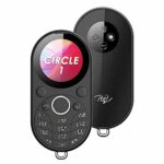 itel Circle 1 | Unique Design with Round Screen Mobile Phone | 500mAh Battery | 1.32" Display BT Call | Black