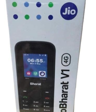 jio Bharat v1 4g Mobile Keypad Mobile with Jio Cenema jio Savan Jio (UPI) JioBharat K1 Karbonn 4G | Locked for JioNetwork