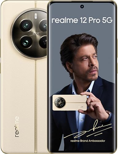 realme 12 Pro 5G (Navigator Beige, 8GB RAM, 128GB Storage) | 50 MP Sony IMX882 OIS Camera | 32 MP 2X Flagship Telephoto Portrait Camera | Snapdragon 6 Gen 1 5G Processor | 8 GB+8 GB Dynamic RAM