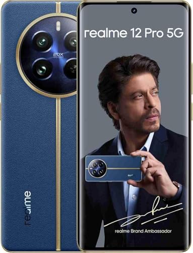 realme 12 Pro 5G (Submarine Blue, 8GB RAM, 128GB Storage) | 50 MP Sony IMX882 OIS Camera | 32 MP 2X Flagship Telephoto Portrait Camera | Snapdragon 6 Gen 1 5G Processor | 8 GB+8 GB Dynamic RAM