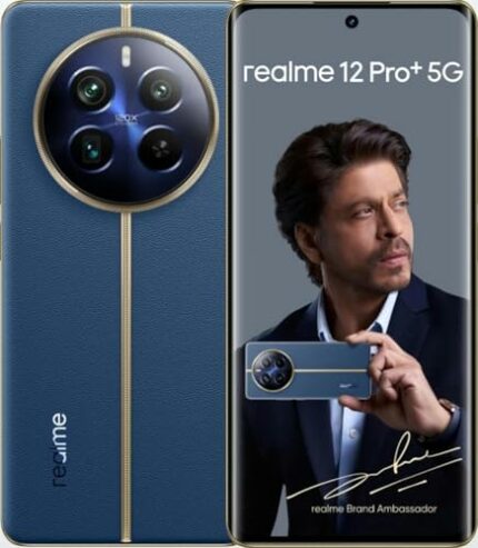 realme 12 Pro+ 5G (Submarine Blue, 8GB RAM, 256GB Storage) | 6.7" 120Hz Curved AMOLED Display | 64MP Periscope + 50MP Sony IMX 890 OIS Camera + 8MP | 32MP Selfie Camera | 67W Super VOOC Charge