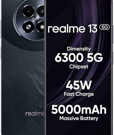 realme 13 5G (Dark Purple, 8GB RAM, 128GB Storage) | Expandable Upto 2TB | Up to 18GB Dynamic RAM | 50MP AI Dual Camera | 6.72" AMOLED Display | 45W Ultra Charging DAK | Dimensity 6300 Processor